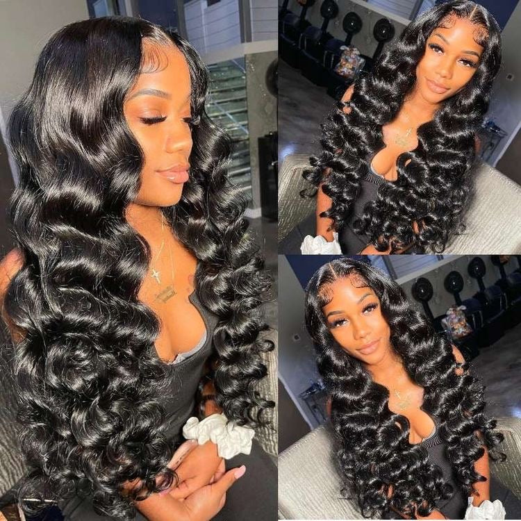 Full Lace Frontal Loose Wave 28 inch Wigs