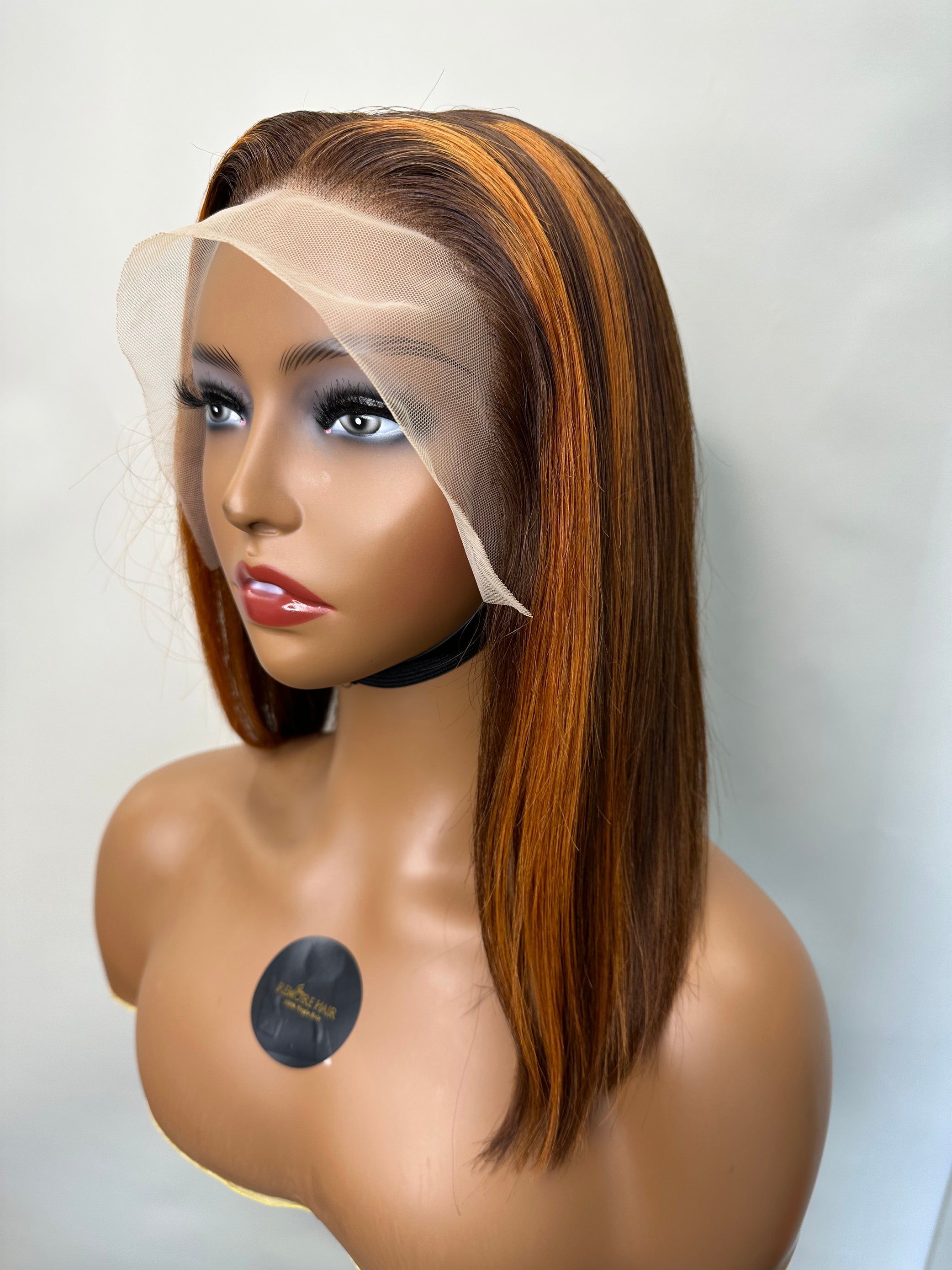 Highlight Lace Full Front Bob Wig