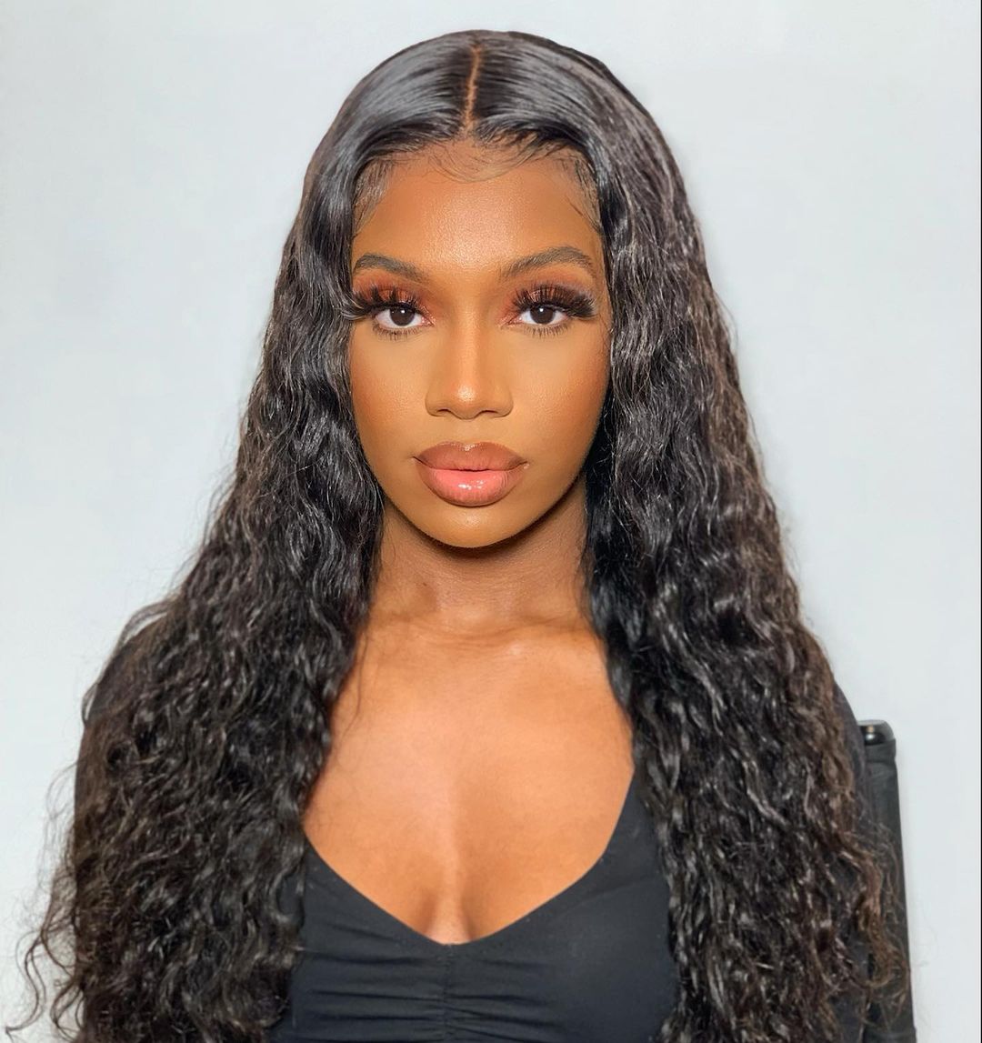 HD 5 x 5 Lace Deep Curly 26 inch Wig