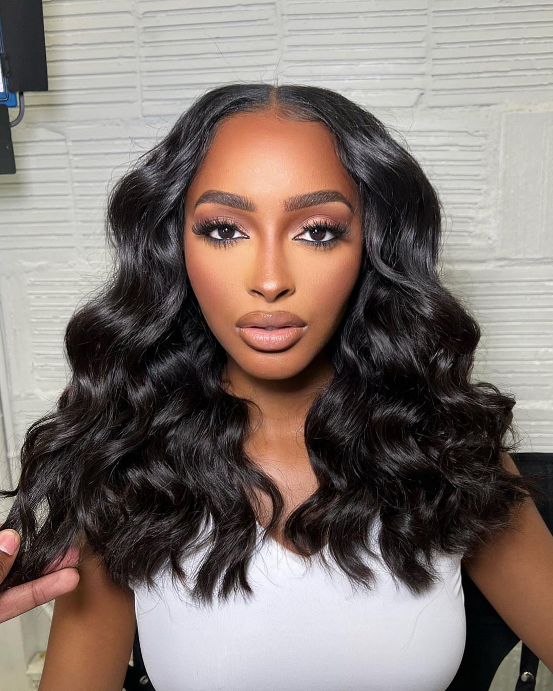 Brazilian Loose Wave Lace Full Frontal 20 inch Wig