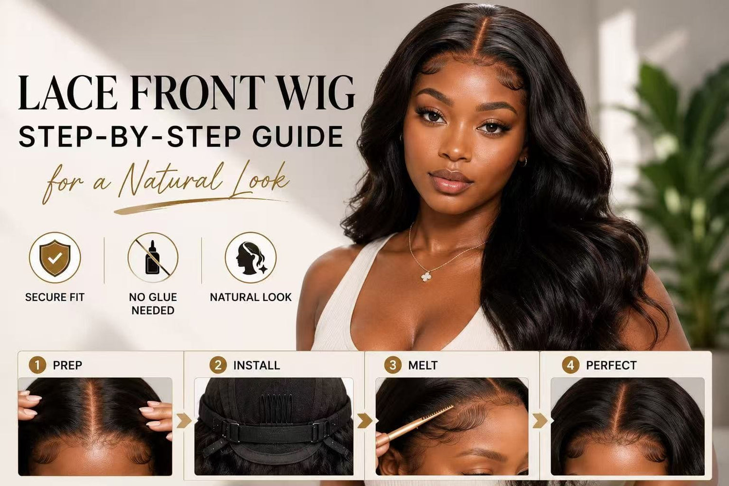 How to Apply a Lace Front Wig
