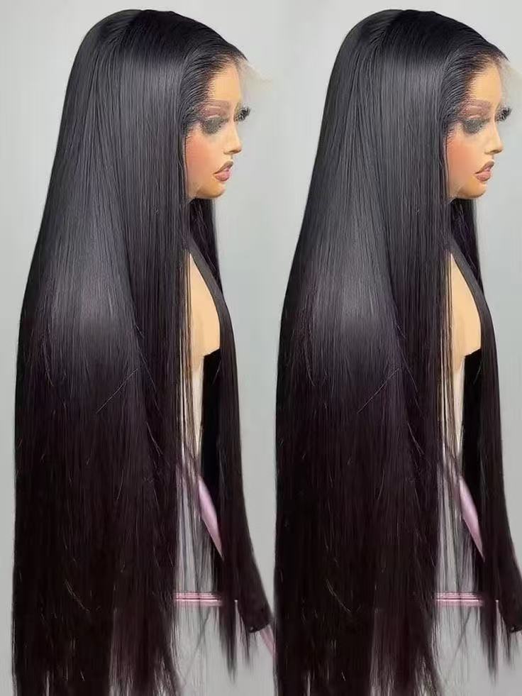 Pre-Bleached Straight Lace Frontal Human Hair Wig