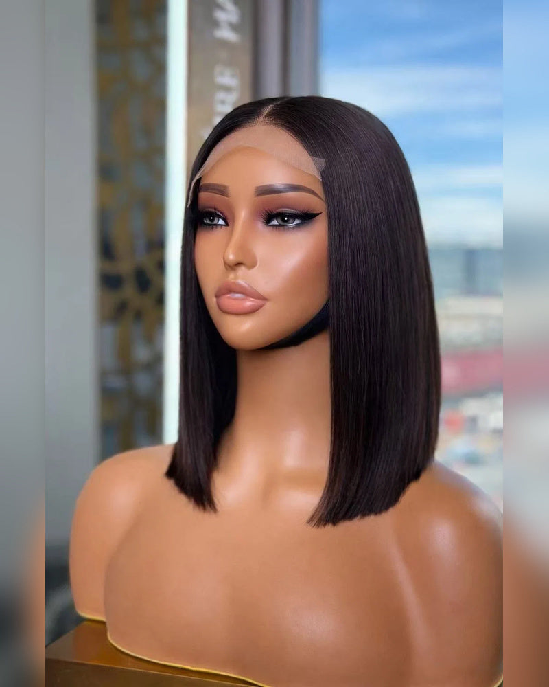 Vietnamese Bone Straight Glueless Human Hair Wig