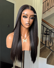 Bone Straight 5x5 Glueless Human Hair Wig