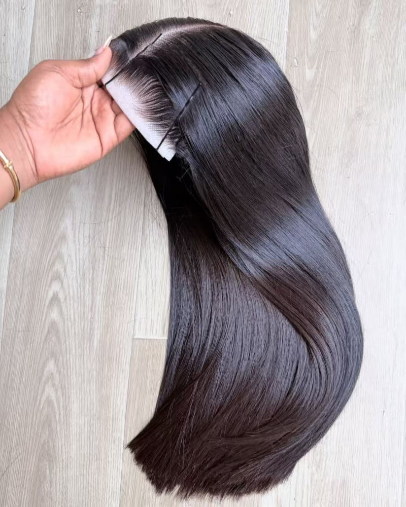 Vietnamese Bone Straight Glueless Human Hair Wig