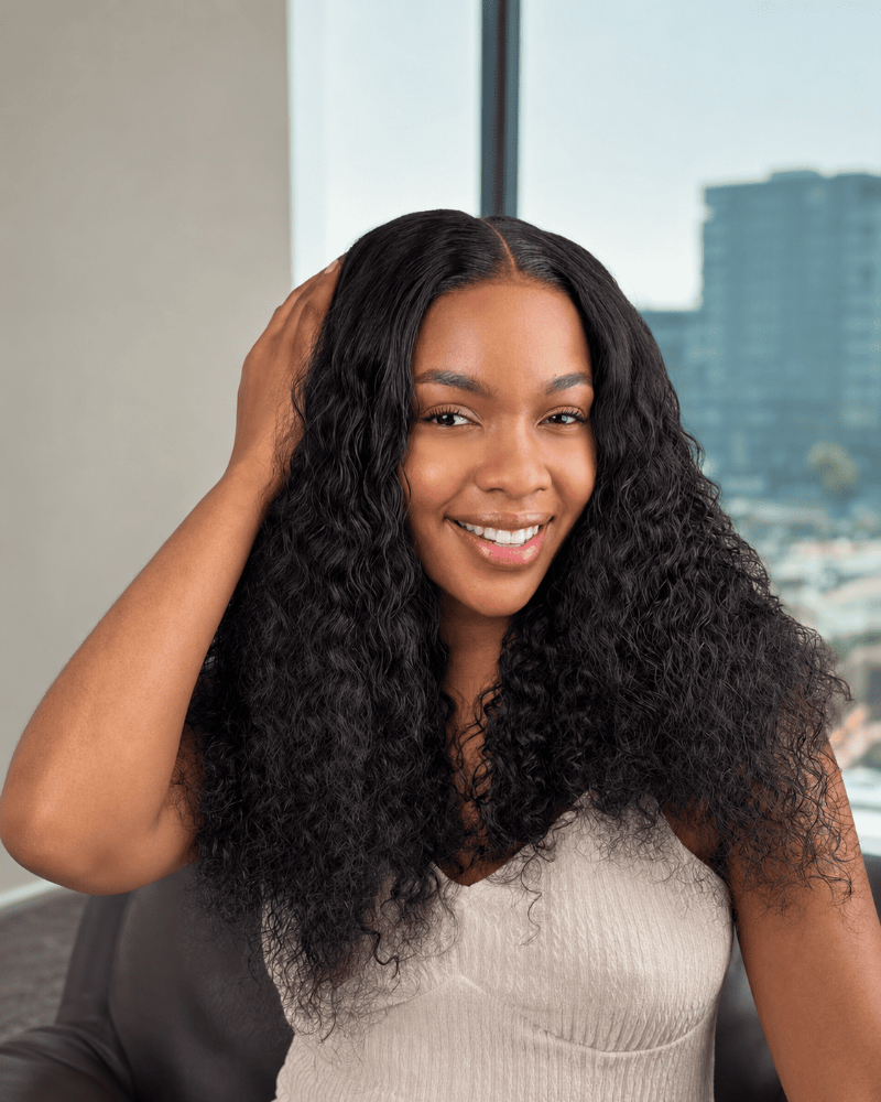 20 Inch Curly 5x5 Glueless Human Hair Wig