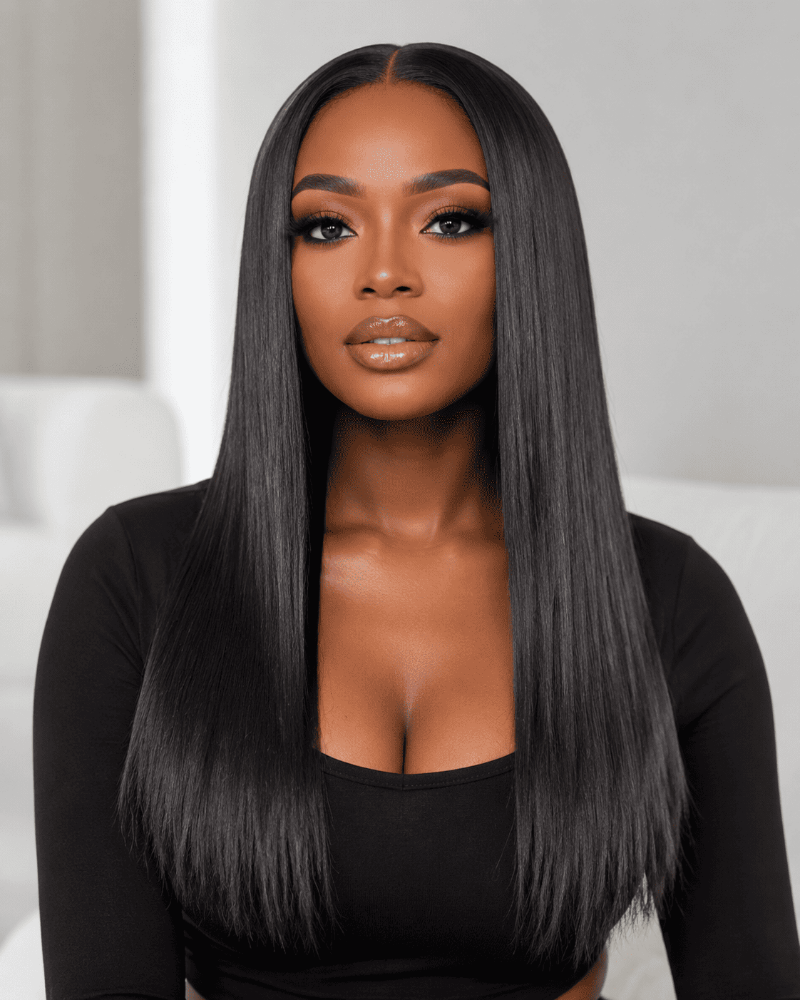 Vietnamese Bone Straight Glueless Human Hair Wig