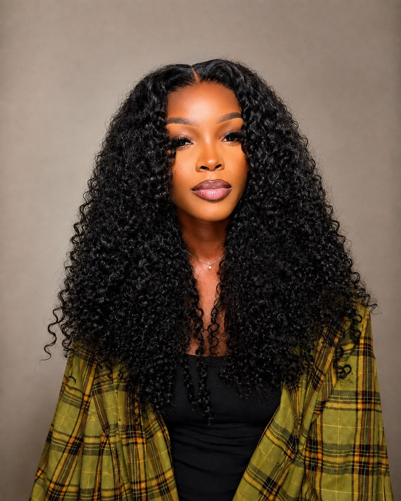 24 Inch Curly 5x5 Glueless Human Hair Wig