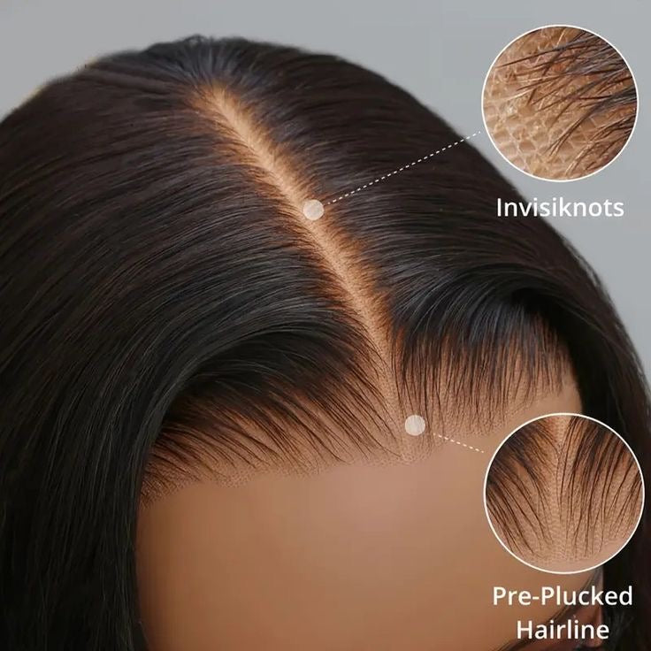 26 Inch Silky Straight 9x6 Glueless Human Hair Wig