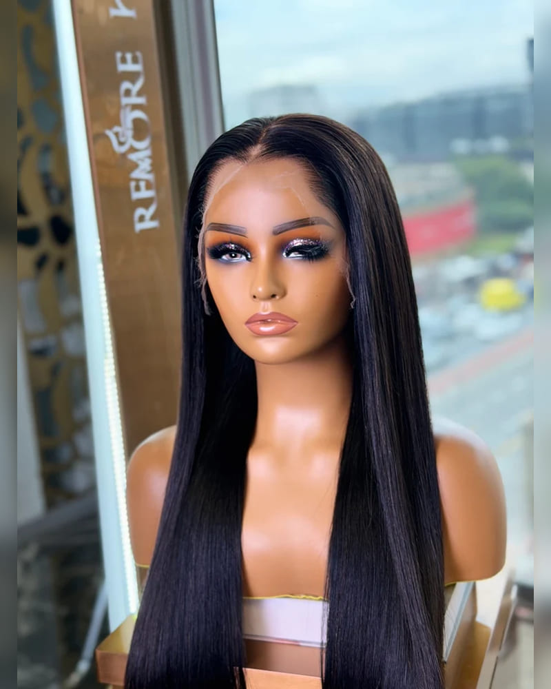 HD Lace Lagos Hairline Frontal Wig Human Hair