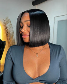 Vietnamese Bone Straight Glueless Human Hair Wig