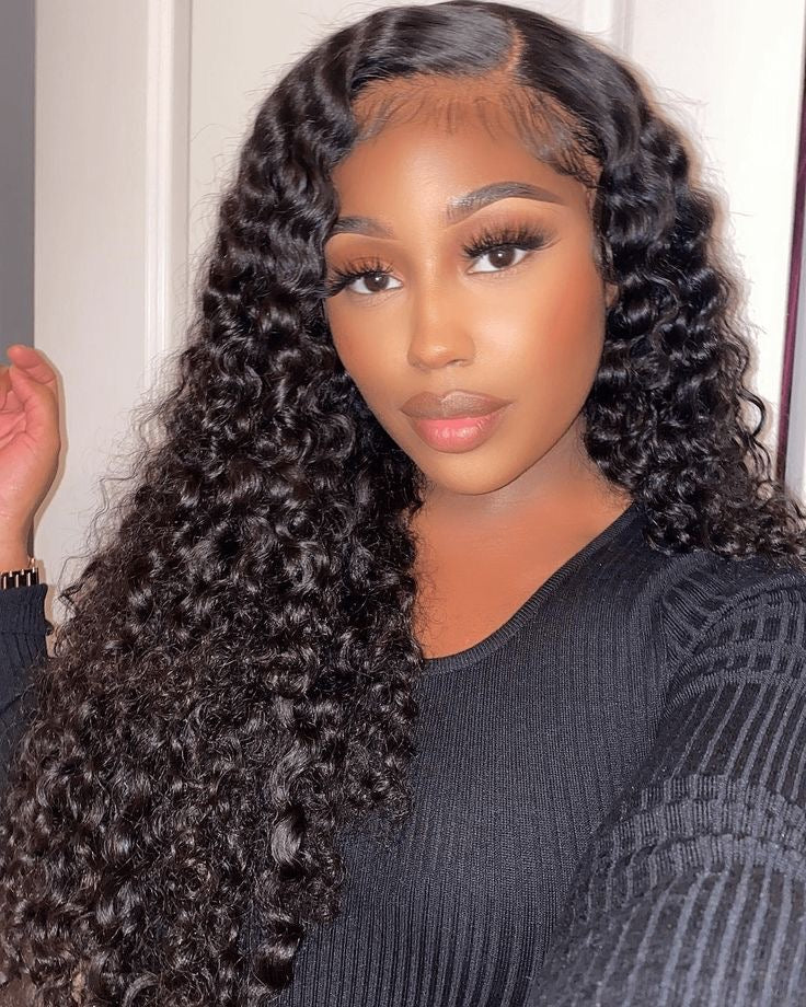Lace Frontal Water Curly 28 inch Wig - Remore Hair - Remorehair