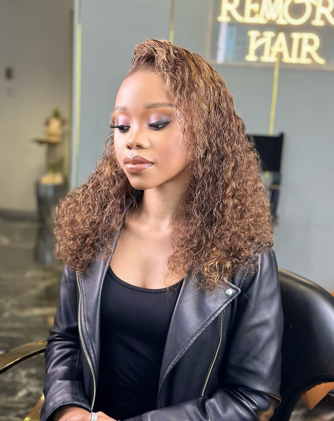 18-Inch Burmese Curly Lace Front Human Hair Wig