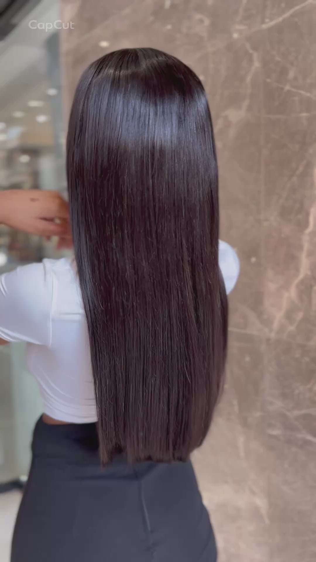 Load video: Pre-Bleached Straight Lace Frontal Human Hair Wig